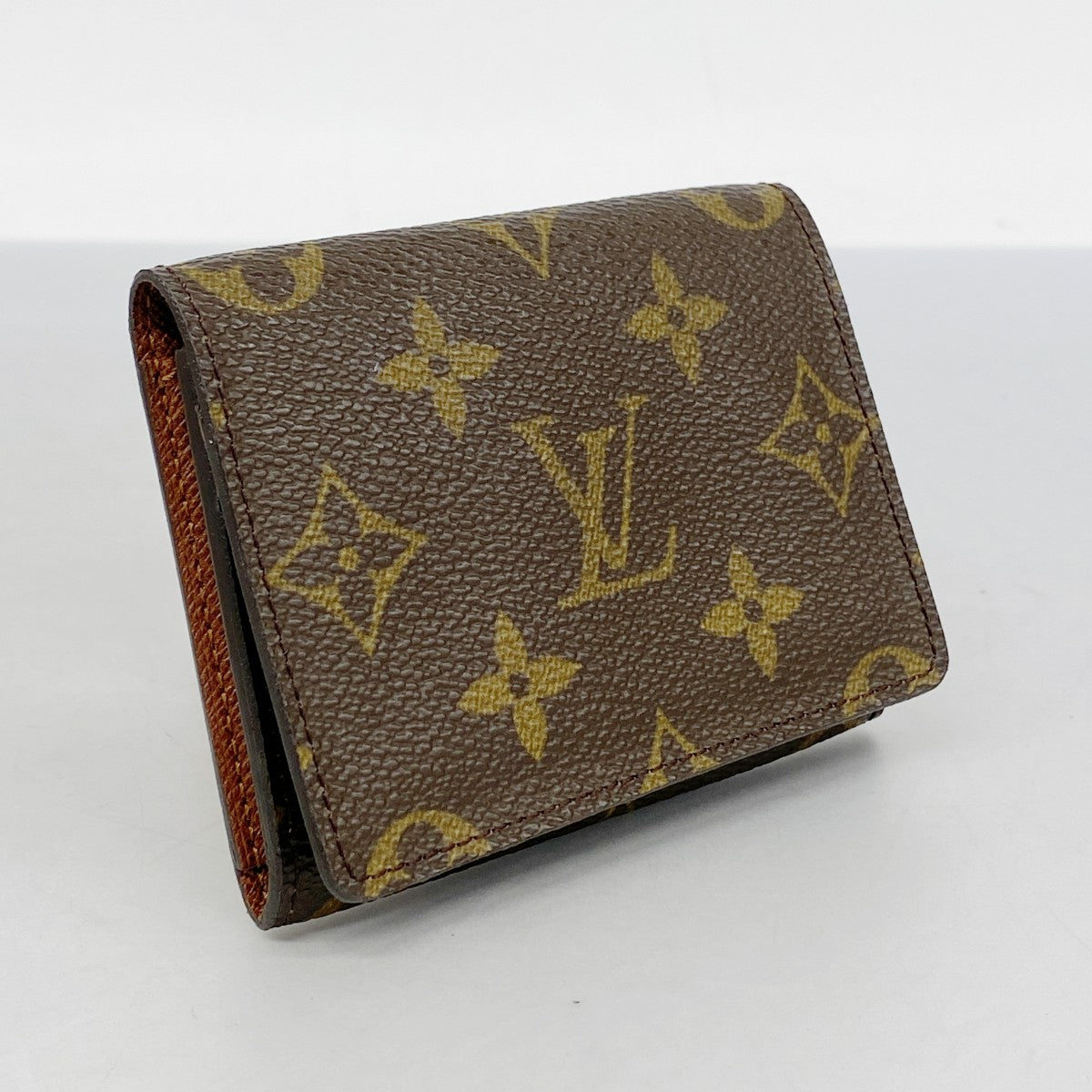 【5me5701】ルイヴィトン 名刺入れ モノグラム アンヴェロップカルトドゥヴィジット M62920 ブラウン【中古】メンズ レディース ユニセックス