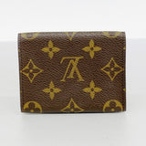 【5me5701】ルイヴィトン 名刺入れ モノグラム アンヴェロップカルトドゥヴィジット M62920 ブラウン【中古】メンズ レディース ユニセックス