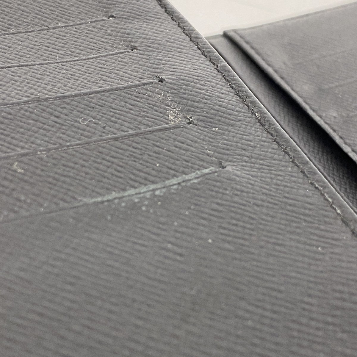 【5me5702】ルイヴィトン 長財布 ダミエ・グラフィット ポルトフォイユブラザ N62665 ブラック【中古】メンズ