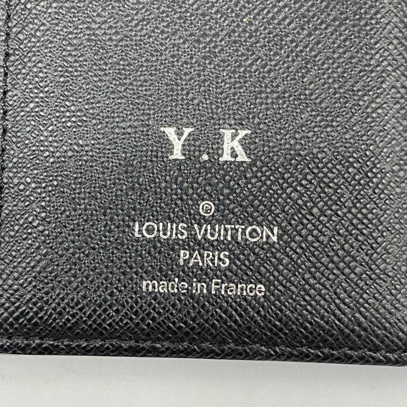 【5me5702】ルイヴィトン 長財布 ダミエ・グラフィット ポルトフォイユブラザ N62665 ブラック【中古】メンズ
