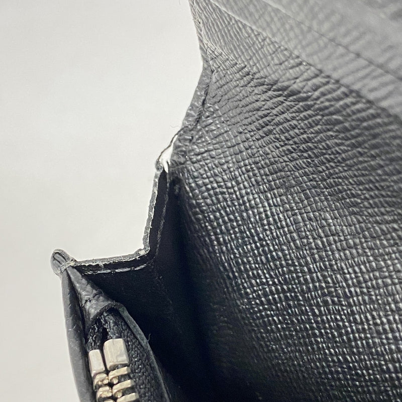 【5me5702】ルイヴィトン 長財布 ダミエ・グラフィット ポルトフォイユブラザ N62665 ブラック【中古】メンズ