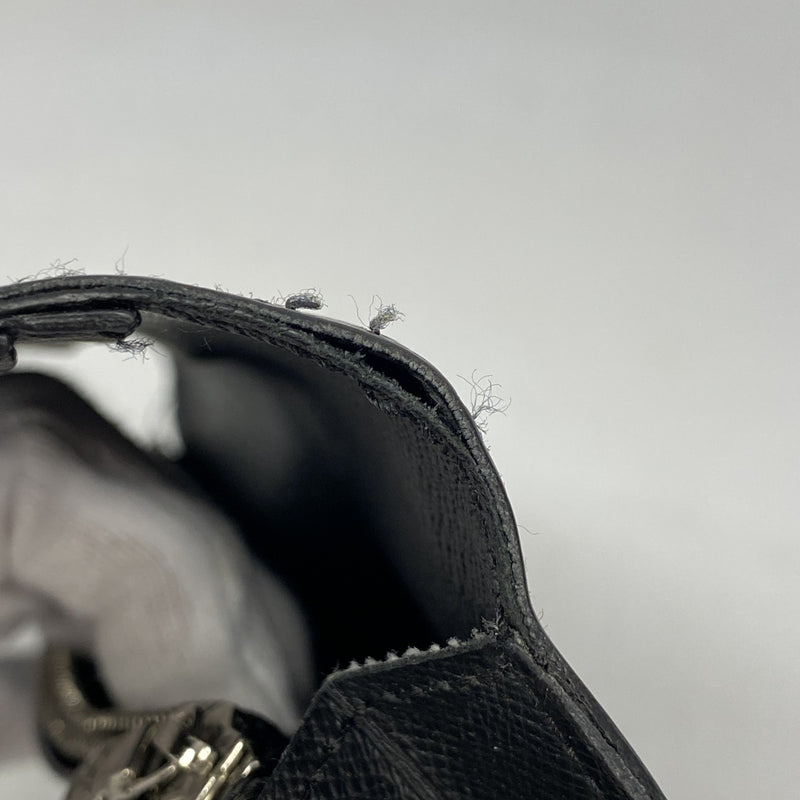 【5me5702】ルイヴィトン 長財布 ダミエ・グラフィット ポルトフォイユブラザ N62665 ブラック【中古】メンズ