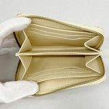 【5me5704】ルイヴィトン コインケース ダミエ・アズール ジッピーコインパース N63069 ホワイト【中古】レディース