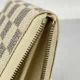 【5me5704】ルイヴィトン コインケース ダミエ・アズール ジッピーコインパース N63069 ホワイト【中古】レディース