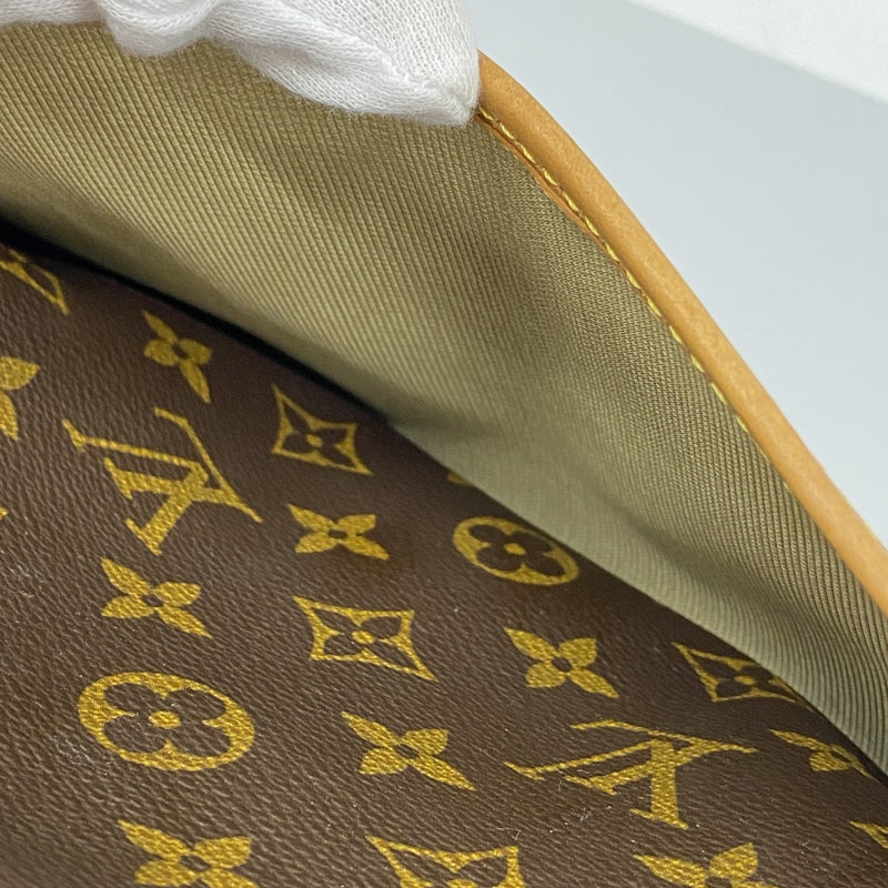 【5me5707】ルイヴィトン ハンドバッグ モノグラム ドーヴィル M47270 ブラウン【中古】レディース