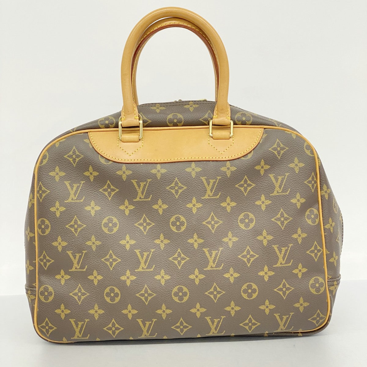 【5me5707】ルイヴィトン ハンドバッグ モノグラム ドーヴィル M47270 ブラウン【中古】レディース