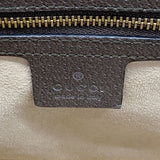 【5me5709】グッチ トートバッグ オフィディア 524537 PVC ブラウン ゴールド金具 2wayバッグ【中古】レディース