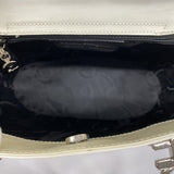 【5me5710】サルヴァトーレフェラガモ ハンドバッグ ガンチーニ レザー ホワイト シルバー金具 2wayバッグ【中古】レディース