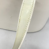 【5me5710】サルヴァトーレフェラガモ ハンドバッグ ガンチーニ レザー ホワイト シルバー金具 2wayバッグ【中古】レディース