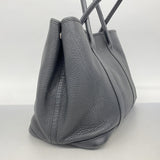 【5me5721-h】エルメス トートバッグ ガーデンパーティPM ネゴンダ ブラック シルバー金具 □L刻印【中古】レディース