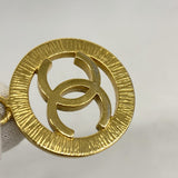 【5me5726-h】シャネル ベルト チェーン ブラック ゴールド ゴールド金具【中古】レディース