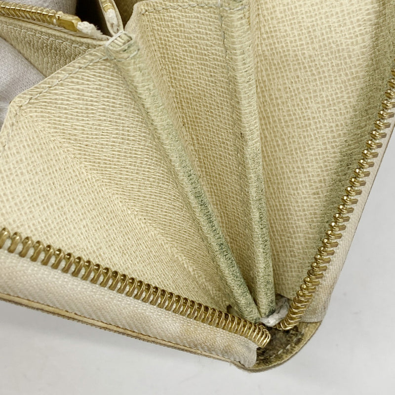 【5me5744】ルイヴィトン 長財布 ダミエ・アズール ジッピーウォレット N60019 ホワイト【中古】メンズ レディース ユニセックス