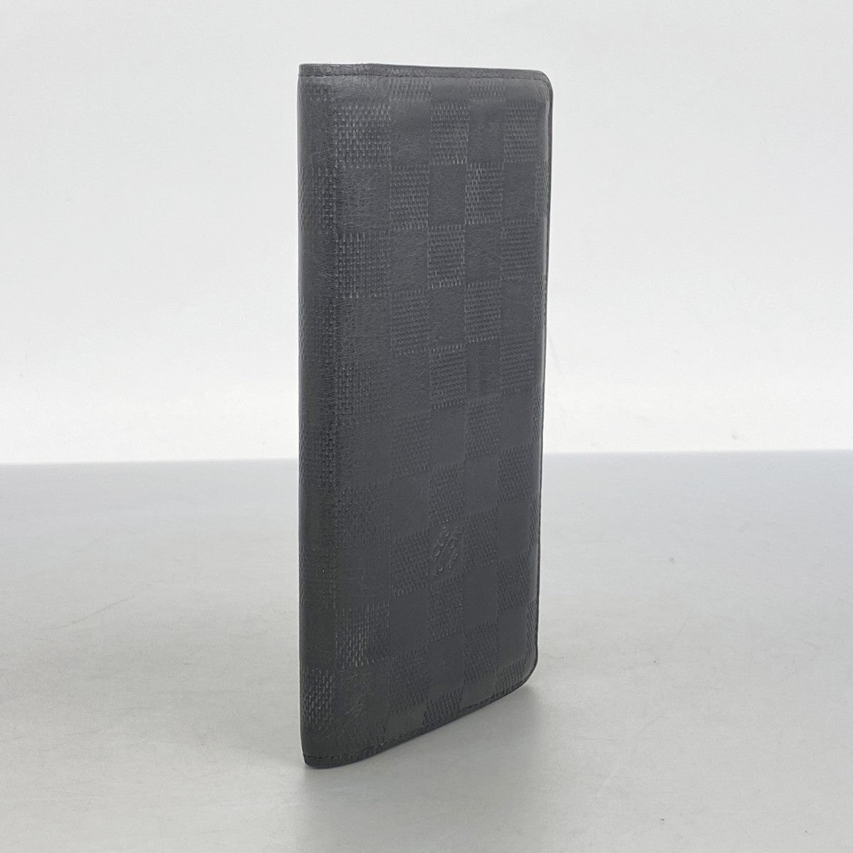 【5me5746】ルイヴィトン 長財布 ダミエ・アンフィニ ポルトフォイユブラザ N63010 オニキス【中古】メンズ