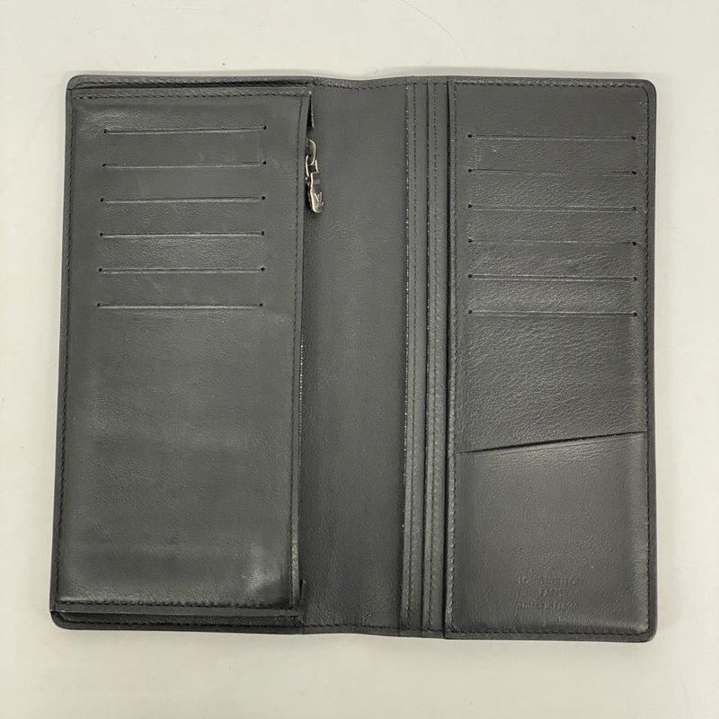 【5me5746】ルイヴィトン 長財布 ダミエ・アンフィニ ポルトフォイユブラザ N63010 オニキス【中古】メンズ