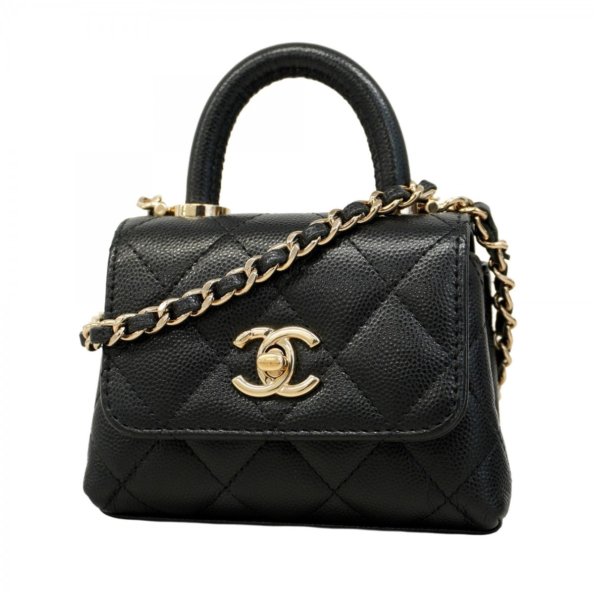 5ob0992-h】シャネル ハンドバッグ マトラッセ チェーンショルダー