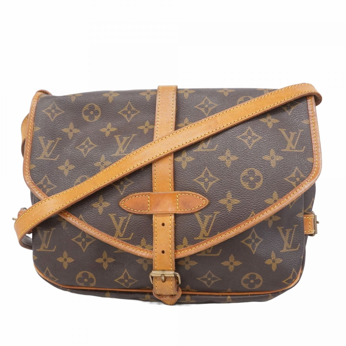 美品 LOUIS VUITTON モノグラム ソミュール30 ショルダーバッグ 5oc1502】ルイヴィトン ショルダーバッグ モノグラム ソミュール30