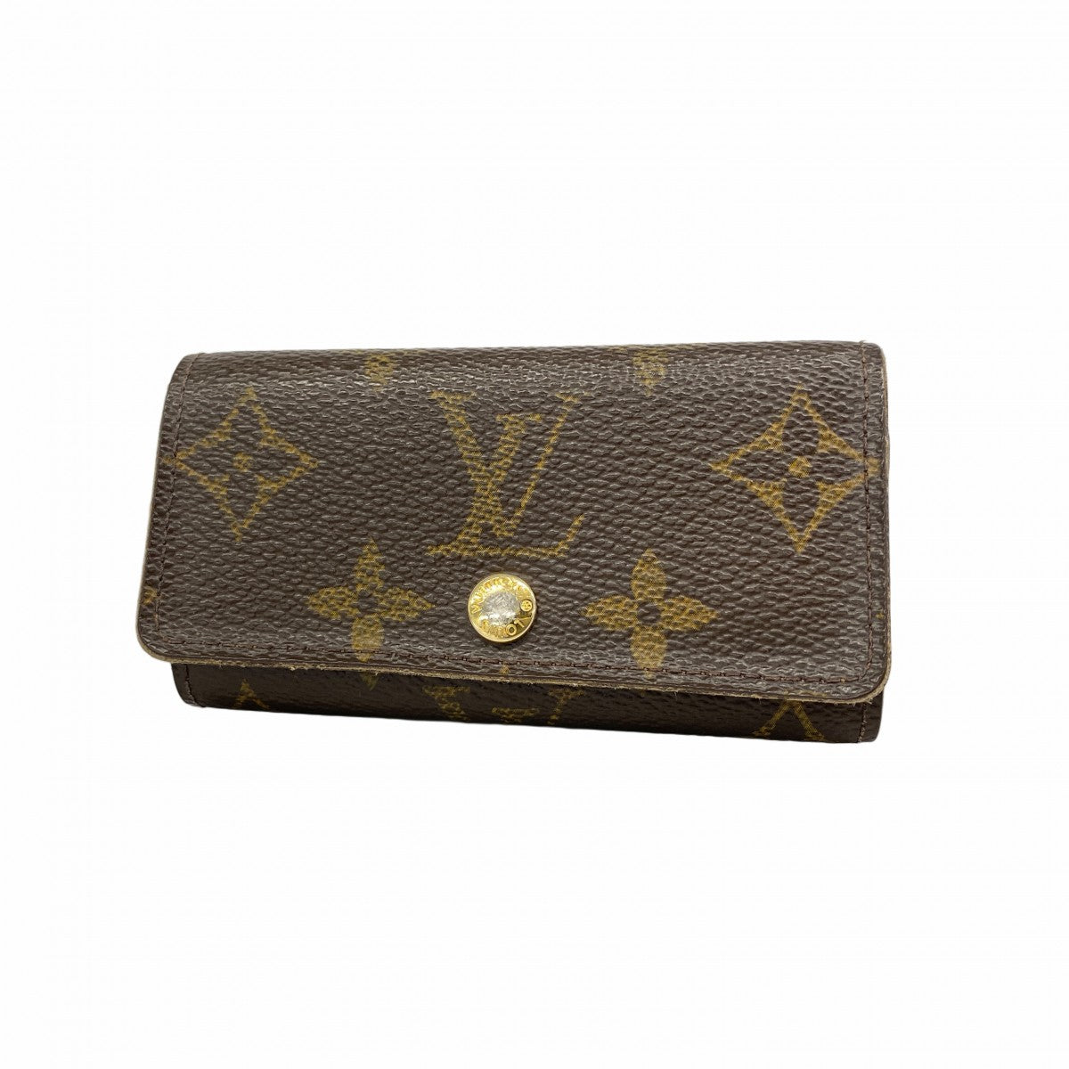 ルイヴィトン キーケース ミュルティクレ 4連 モノグラム レディース メンズ LOUIS VUITTON ルイヴィトン キーケース ミュルティクレ4 モノグラム