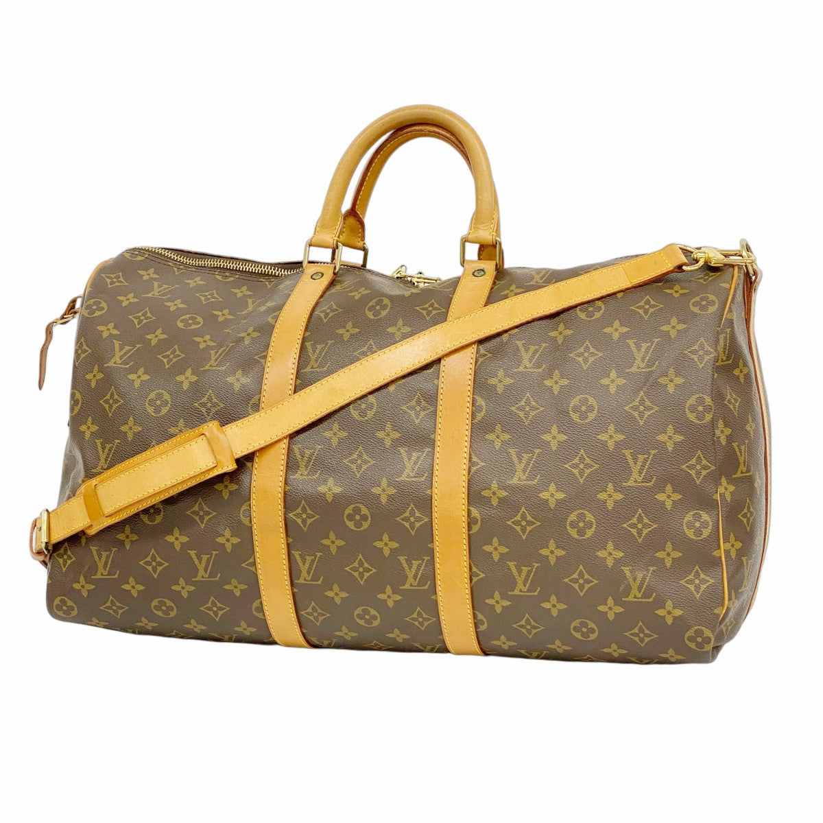 5oc2890】ルイヴィトン ボストンバッグ モノグラム キーポルバンド