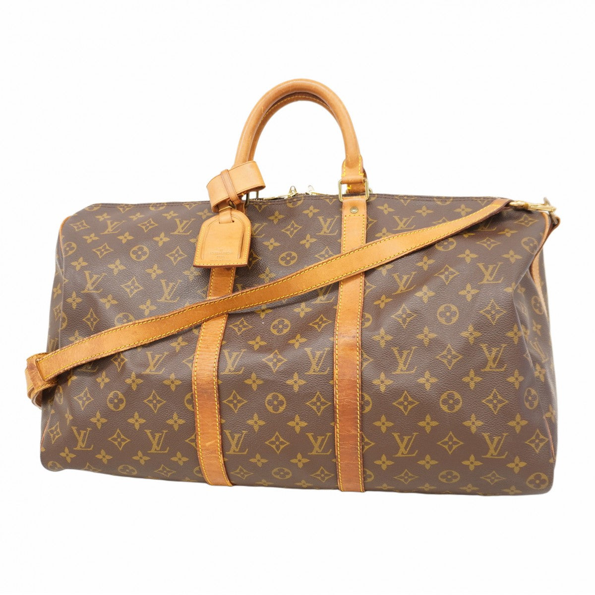 5od3213】ルイヴィトン ボストンバッグ モノグラム キーポルバンド