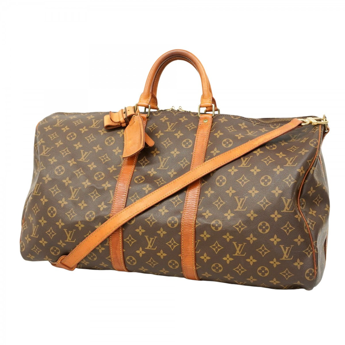 5od3385】ルイヴィトン ボストンバッグ モノグラム キーポルバンド