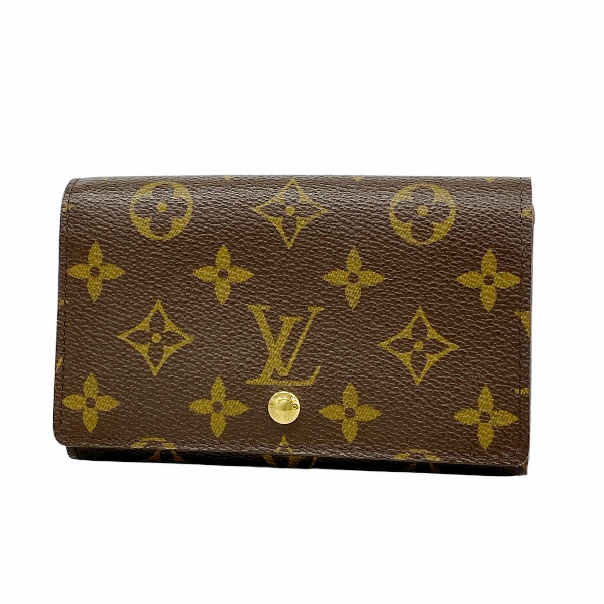 5od3508】ルイヴィトン 財布 モノグラム ポルトモネビエトレゾール