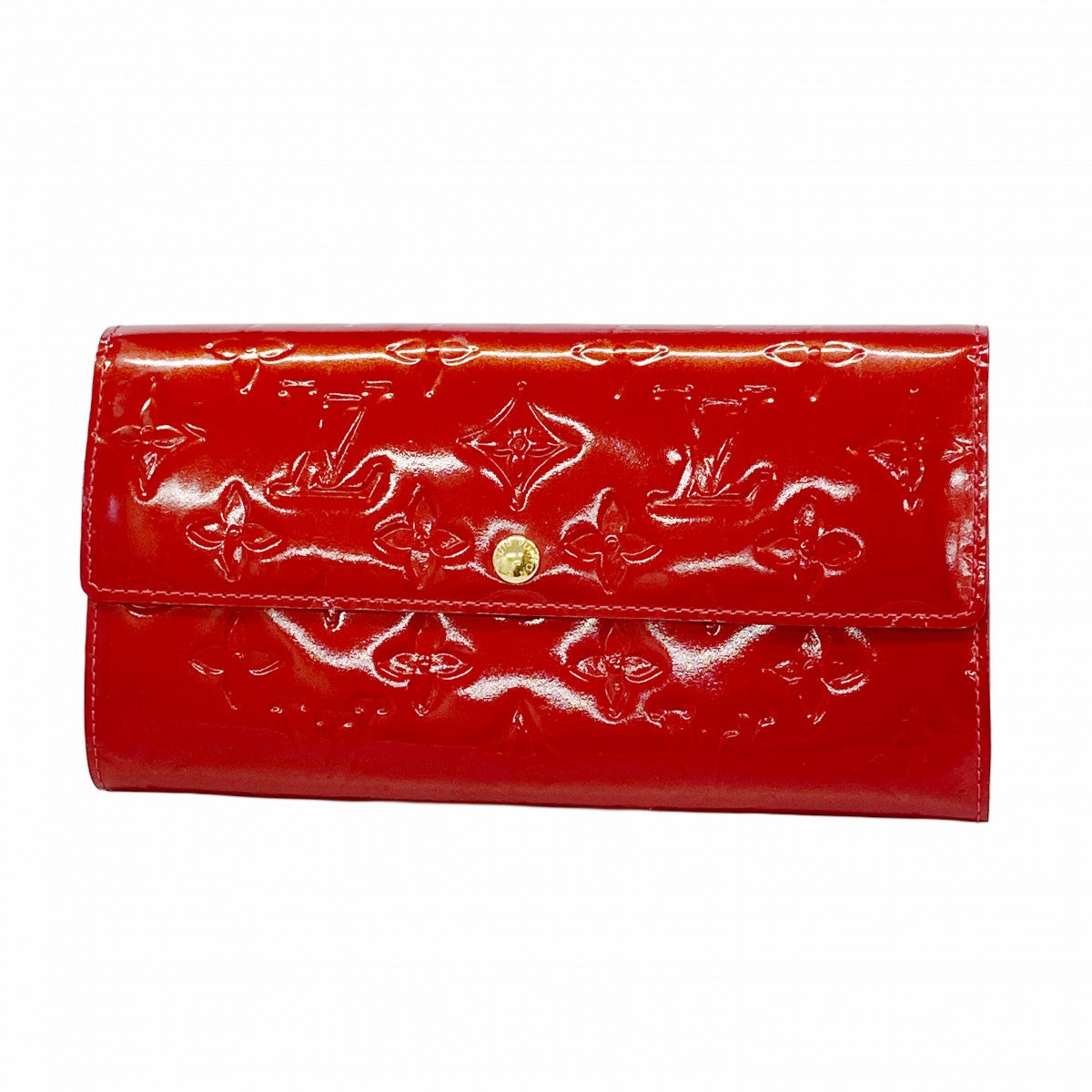 5od3527】ルイヴィトン 長財布 ヴェルニ ポルトフォイユサラ M93530