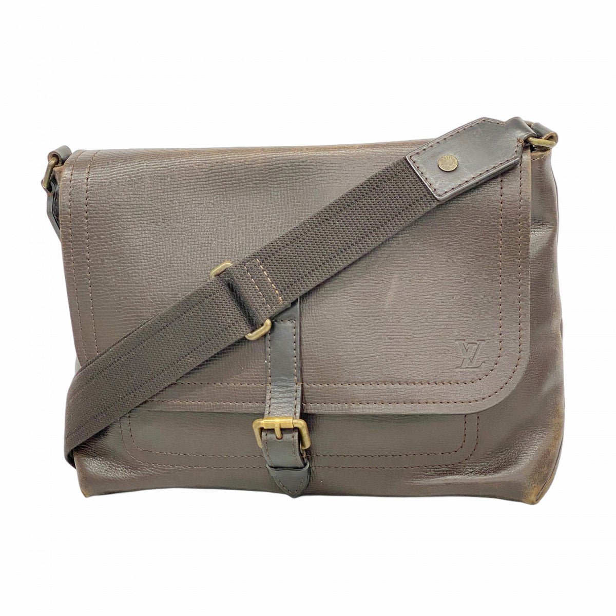 5od3653】ルイヴィトン ショルダーバッグ ユタ メッセンジャー M92071