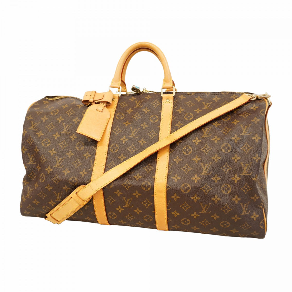 Louis Vuitton ボストンバッグ ブラウン 中古・古着通販】LOUIS VUITTON (ルイ ヴィトン) ボストンバッグ