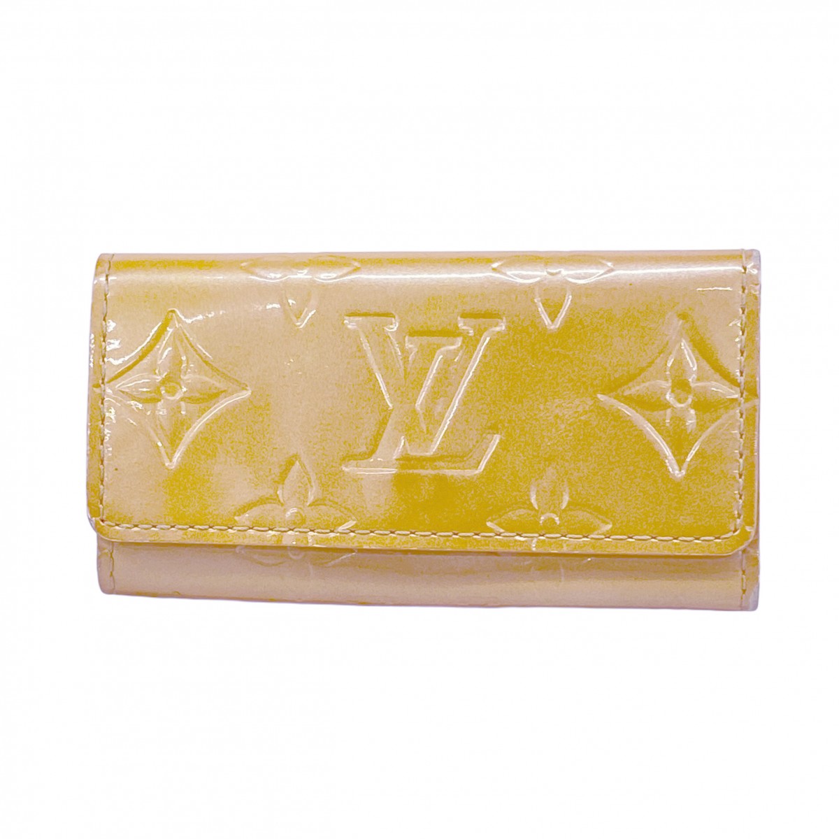 5od3994】ルイヴィトン キーケース ヴェルニ ミュルティクレ4 M91358