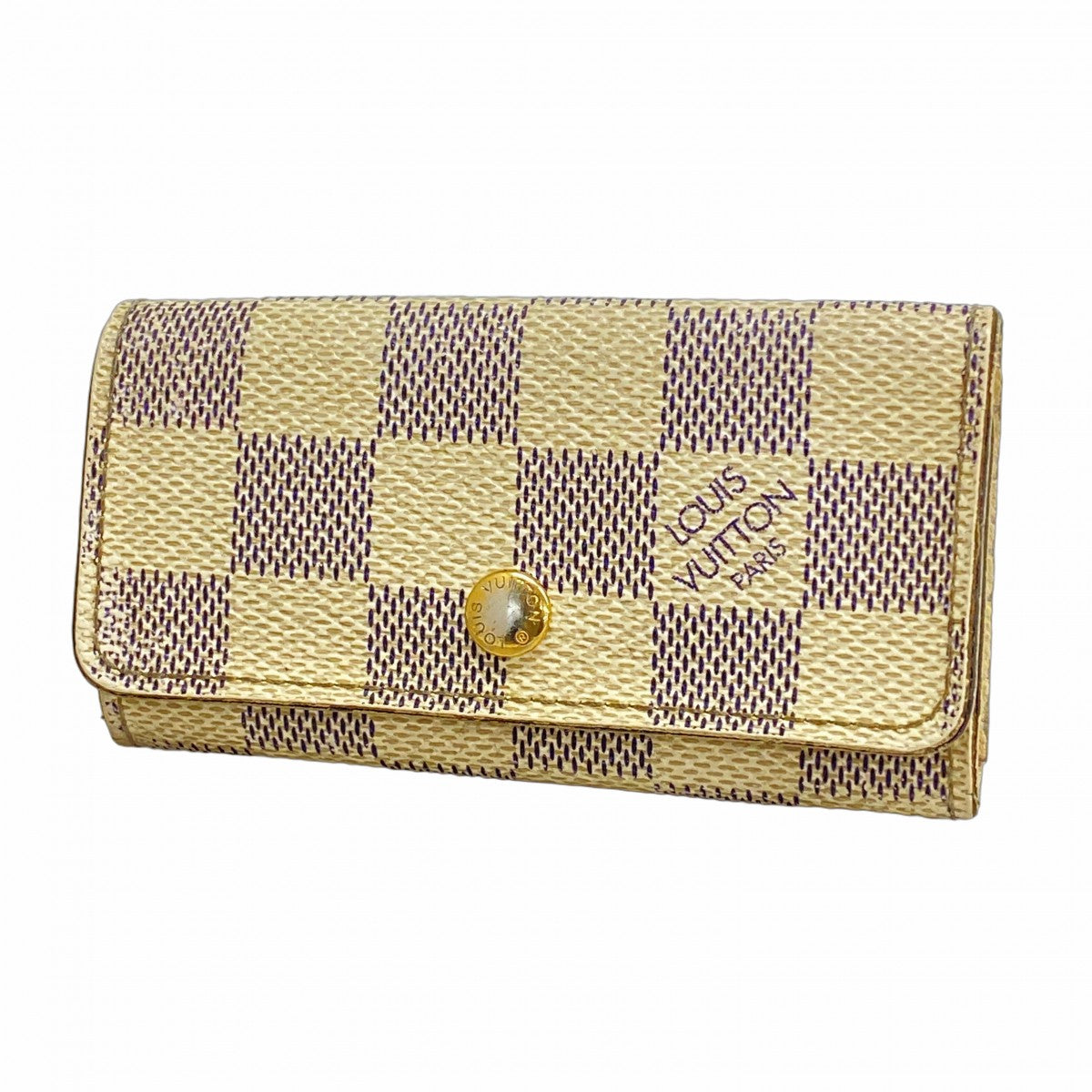 Louis Vuitton  ダミエアズール　４連キーケース 大幅値下】ルイヴィトン ダミエ 4連キーケース LOUIS VUITTON - ◇ルイ