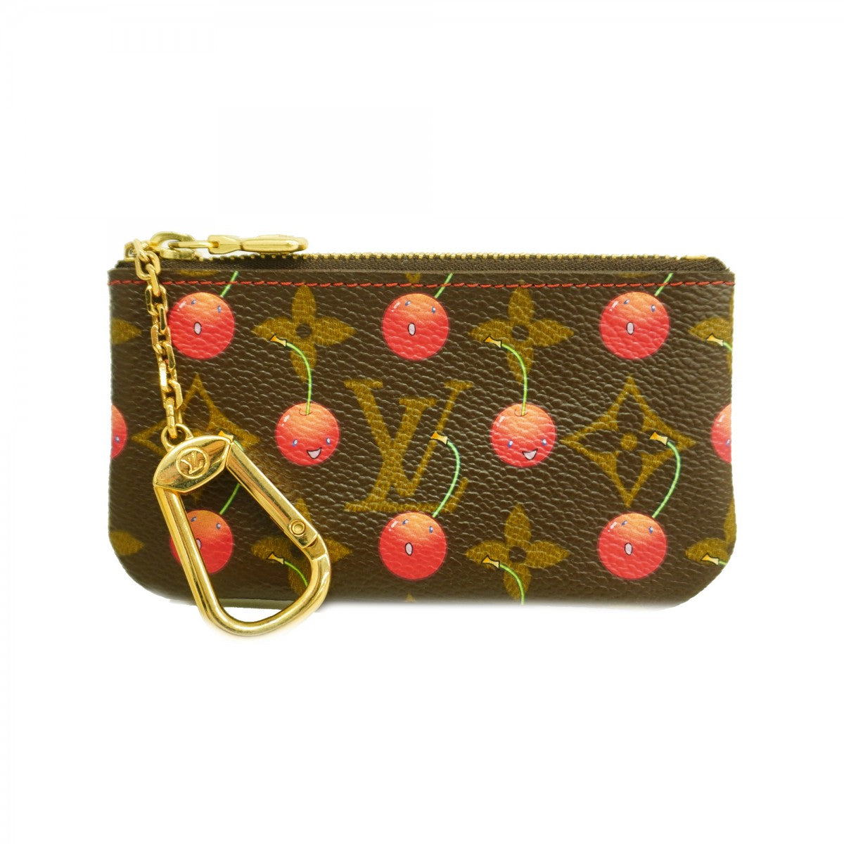 5od4341】ルイヴィトン コインケース モノグラム・チェリー/村上隆