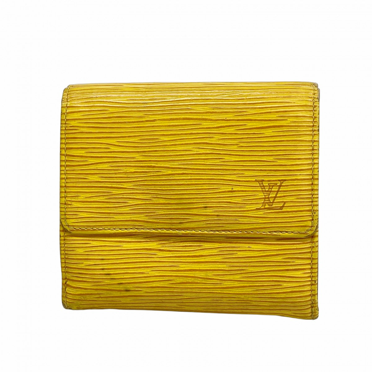 未使用 ルイヴィトン　エピ　 財布　ポルト　ビエ コンパクト　イエロー　黄色 5od4654】ルイヴィトン 三つ折り財布 エピ ポルトモネビエカルト