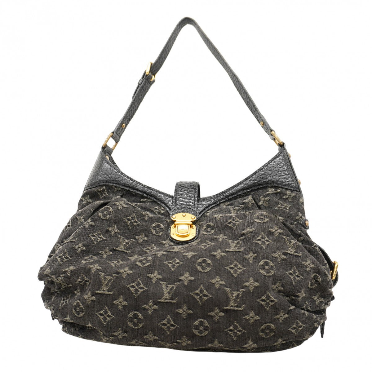 ！極美品！　ルイヴィトン　デニム　モノグラム　スライトリー 90aaa 極美品！ルイヴィトンデニムモノグラムスライトリー 90aaa