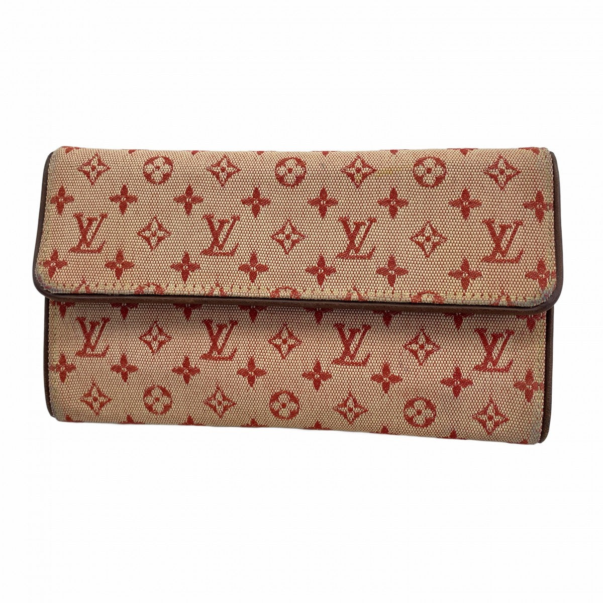5oe4918】ルイヴィトン 三つ折り長財布 モノグラム・ミニ ポルト