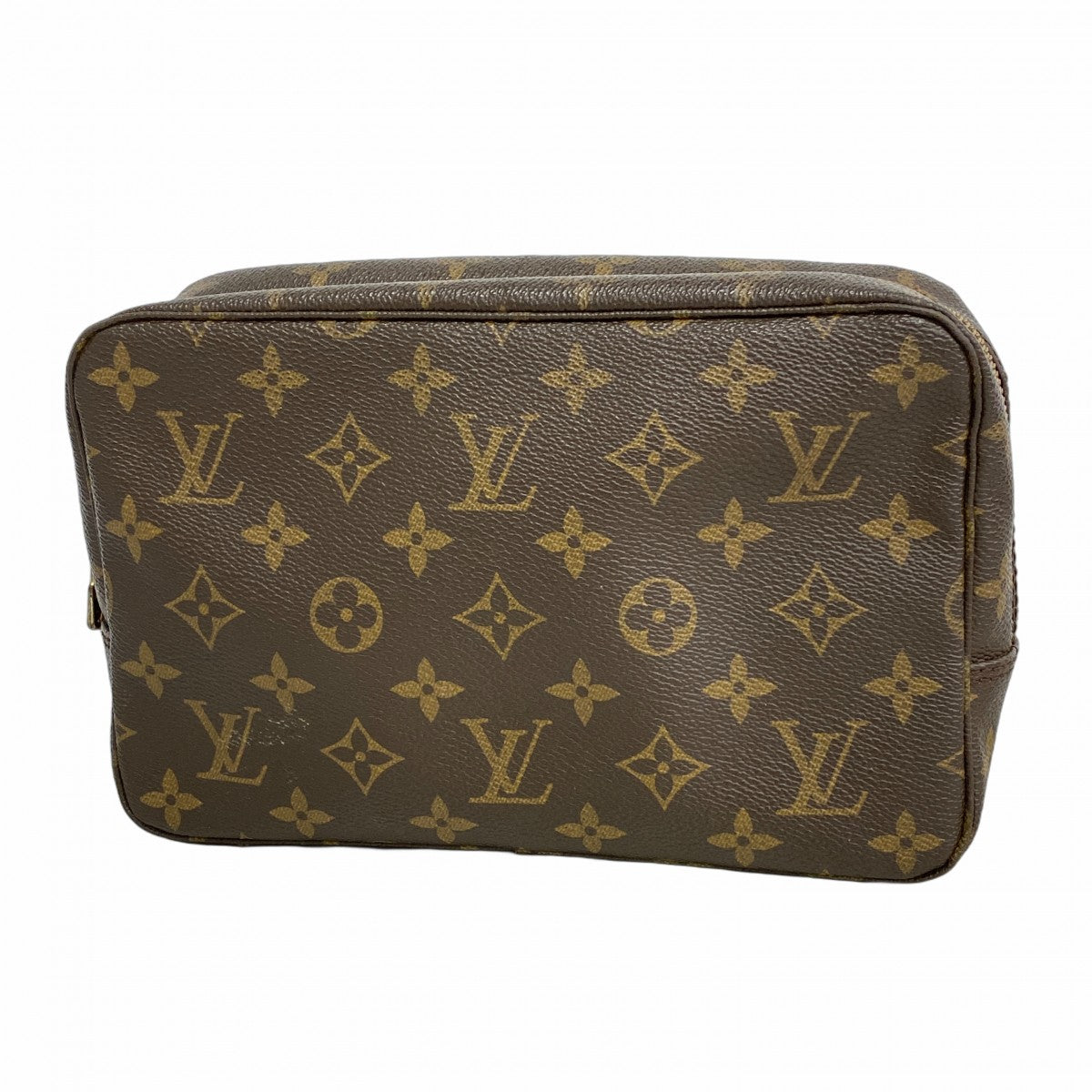 【極美品】ルイヴィトン　トゥルーストワレット23 モノグラム　ポーチ　茶色 極美品】ルイヴィトン トゥルーストワレット23 モノグラム ポーチ 茶色