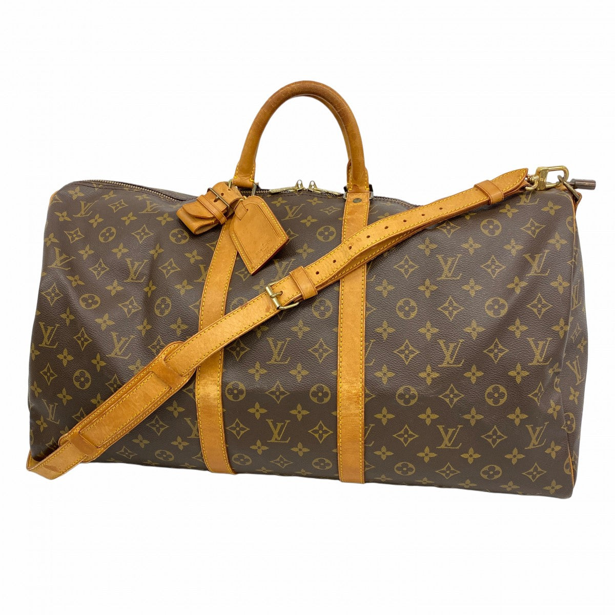 鑑定済 LOUIS VUITTON キーポル バンドリエール55 M41414 ルイ・ヴィトン LOUIS VUITTON ボストンバッグ キーポル バンド