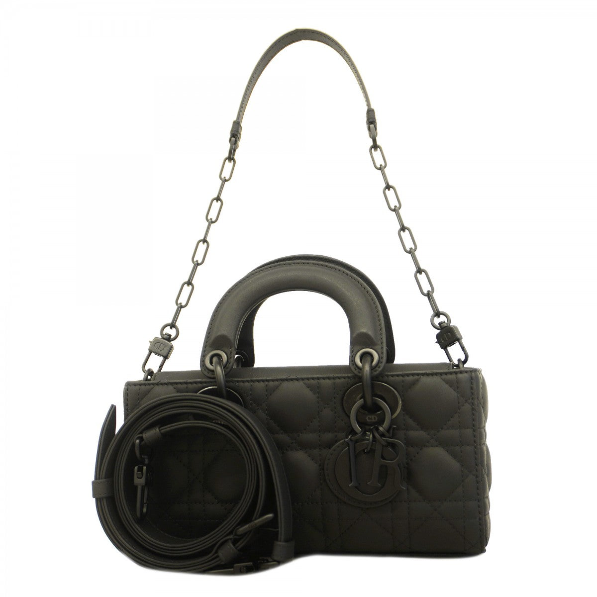 5oe5470-h】クリスチャンディオール ハンドバッグ カナージュ レディD