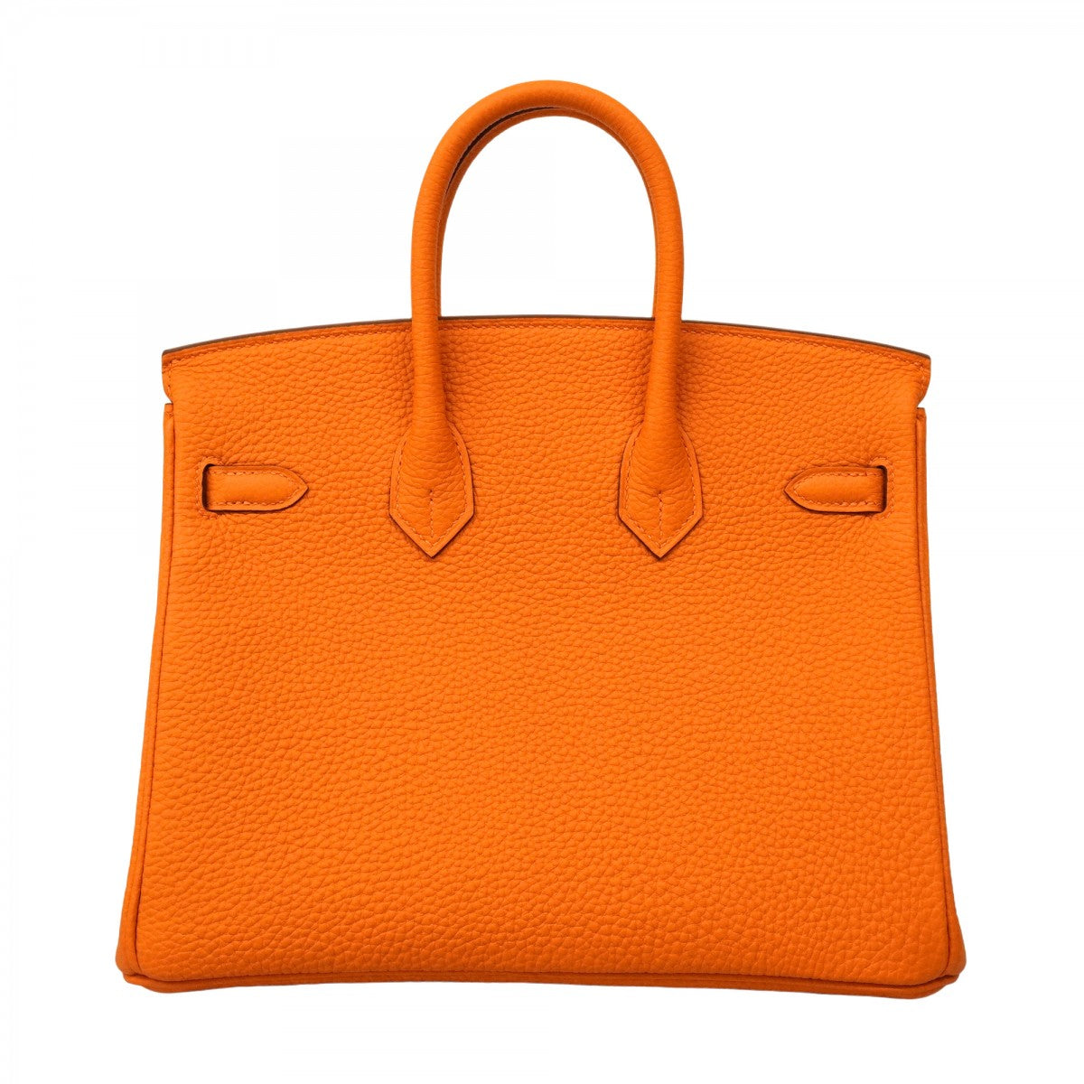 ★在庫処分★最終価格★SALE【5oe5541-g-h】エルメス ハンドバッグ バーキン25 トゴ オレンジ シルバー金具 K刻印【中古】レディース