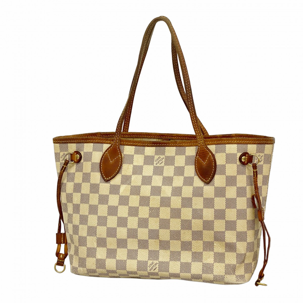 5oe5678-h】ルイヴィトン トートバッグ ダミエ・アズール ネヴァーフル