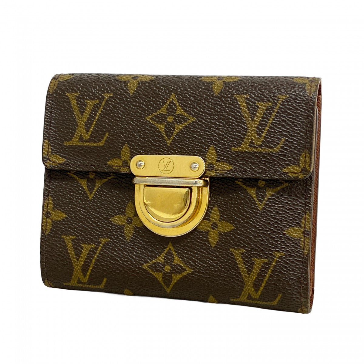 5oe5852】ルイヴィトン 三つ折り財布 モノグラム ポルトフォイユコアラ