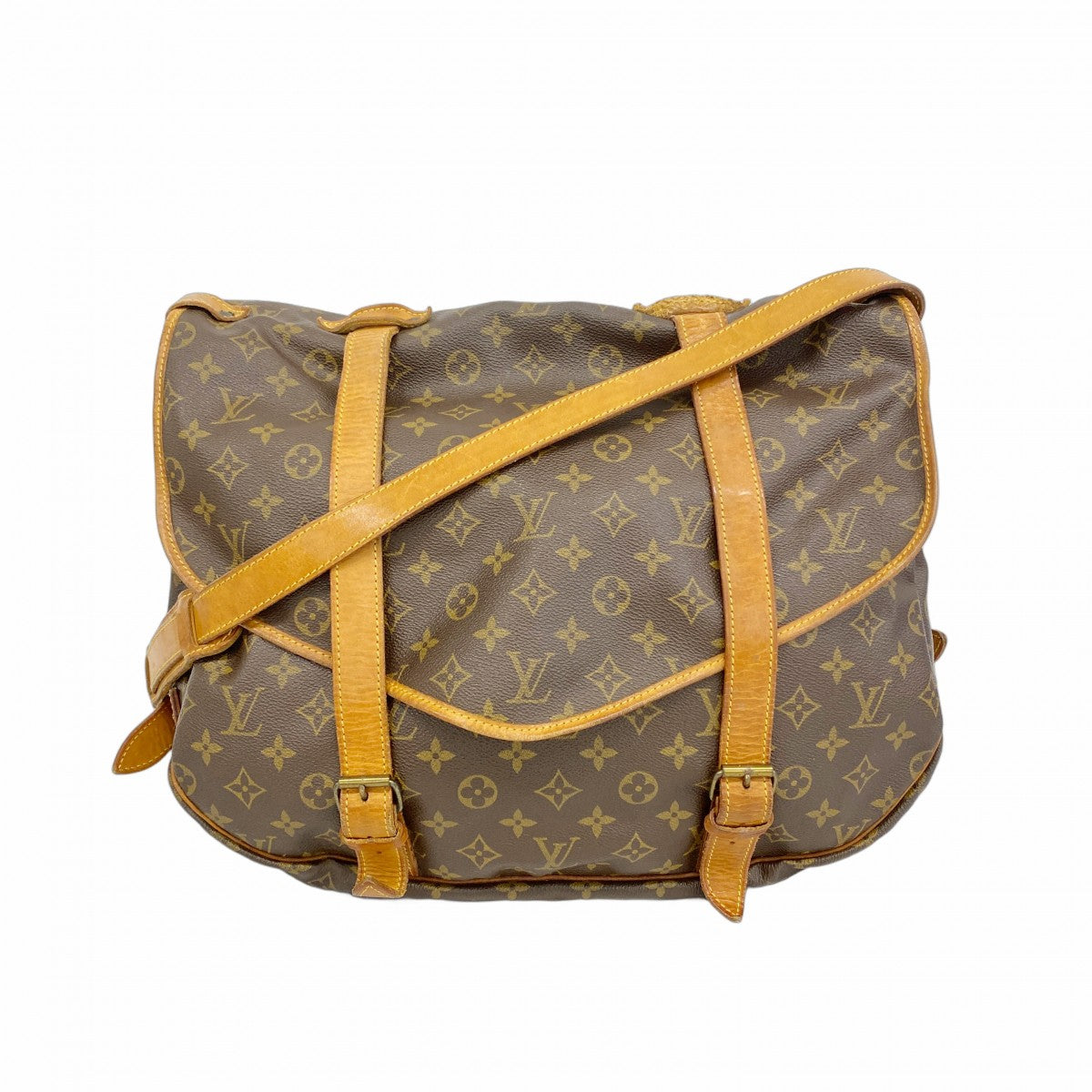 5of6533】ルイヴィトン ショルダーバッグ モノグラム ソミュール43