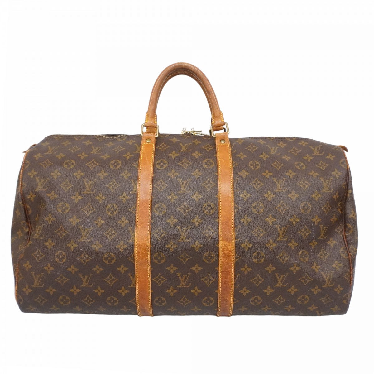 LOUIS VUITTON ボストンバッグ モノグラム キーポル55 ブラウン 5pa0410】ルイヴィトン ボストンバッグ モノグラム キーポル55 M41424