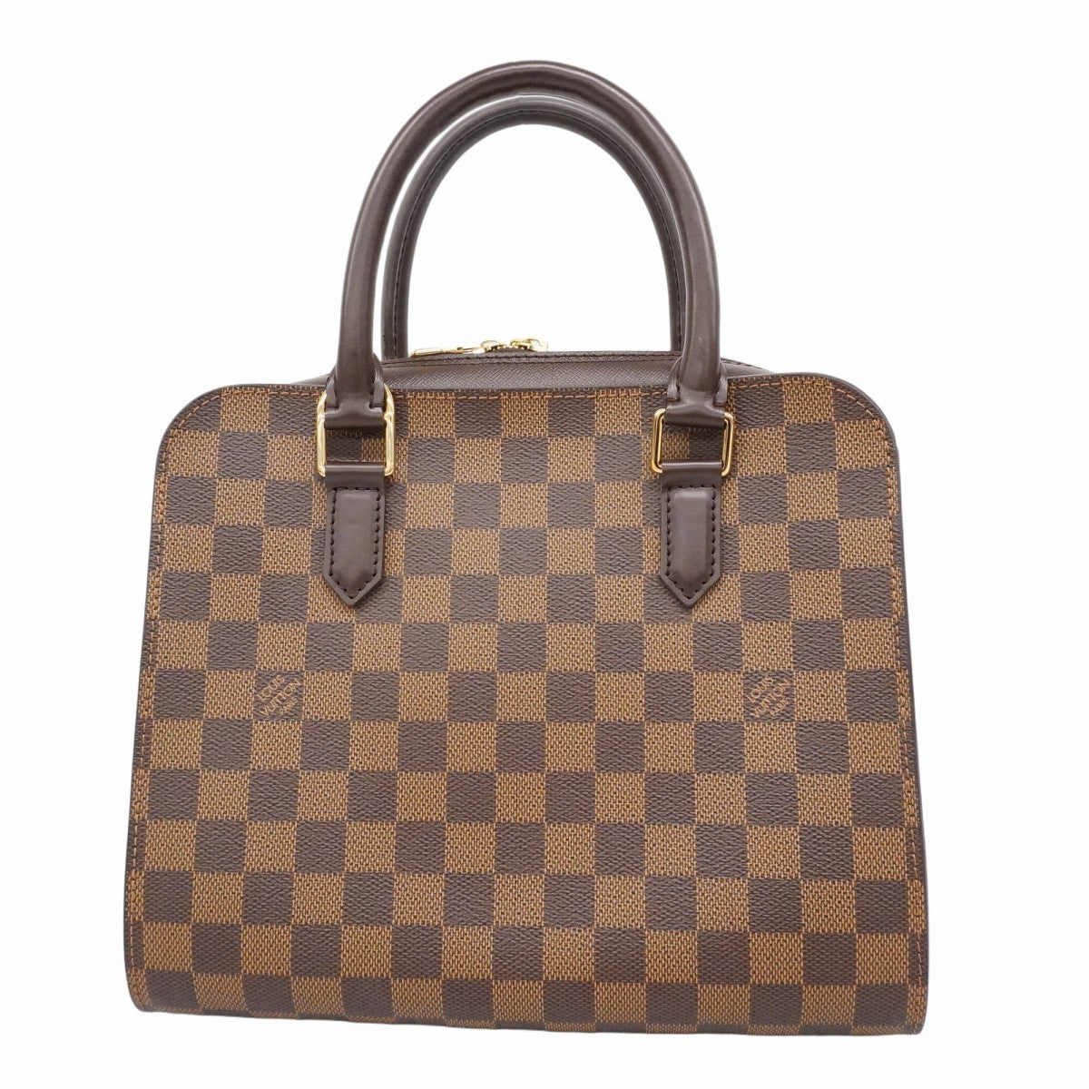 5pa1397】ルイヴィトン ハンドバッグ ダミエ トリアナ N51155 エベヌ