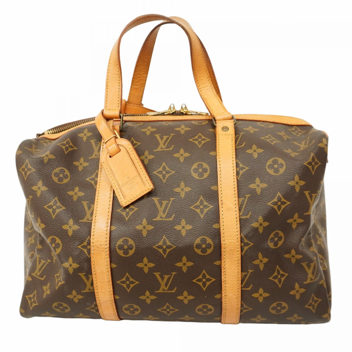 5pb1957】ルイヴィトン ボストンバッグ モノグラム サックスプール35