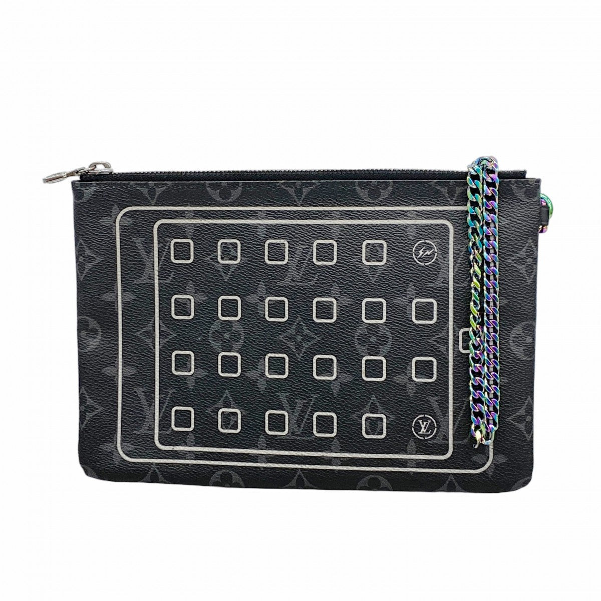 5pb2758】ルイヴィトン ポーチ モノグラム・エクリプス フラグメント