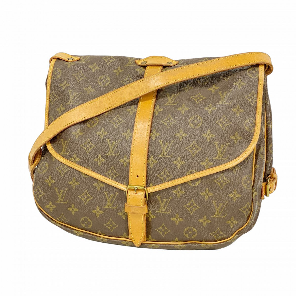 5pb2943】ルイヴィトン ショルダーバッグ モノグラム ソミュール35