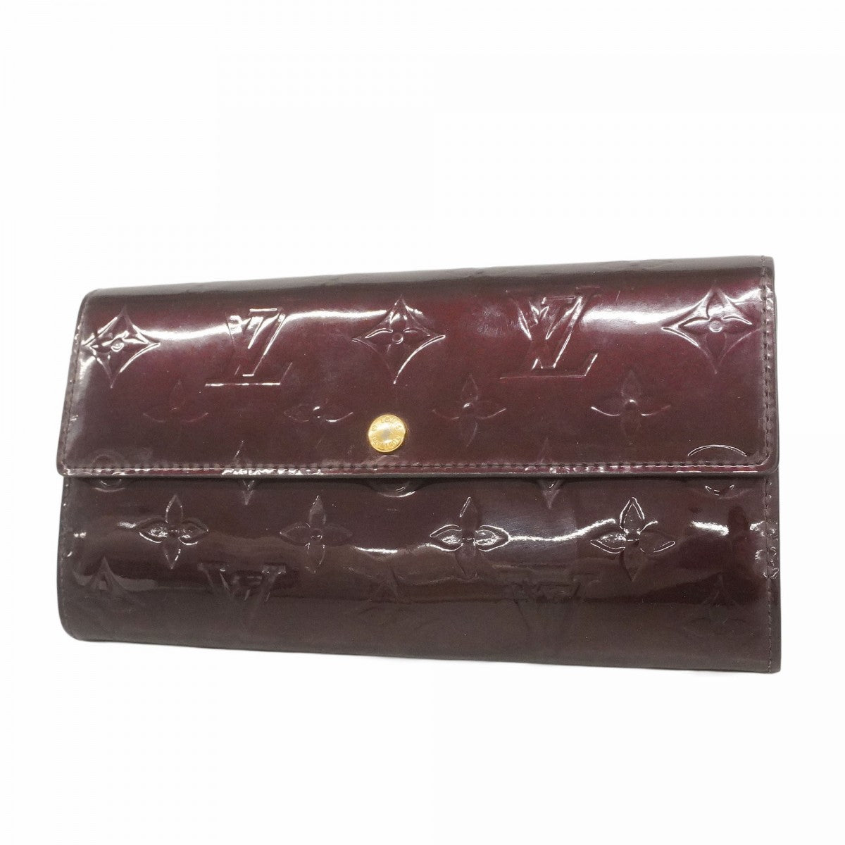 5pc3276】ルイヴィトン 長財布 ヴェルニ ポルトフォイユサラ M93524