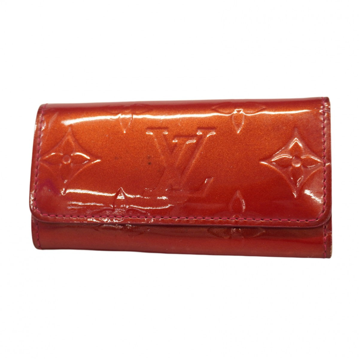 5pc3609】ルイヴィトン キーケース ヴェルニ ミュルティクレ4 M91976