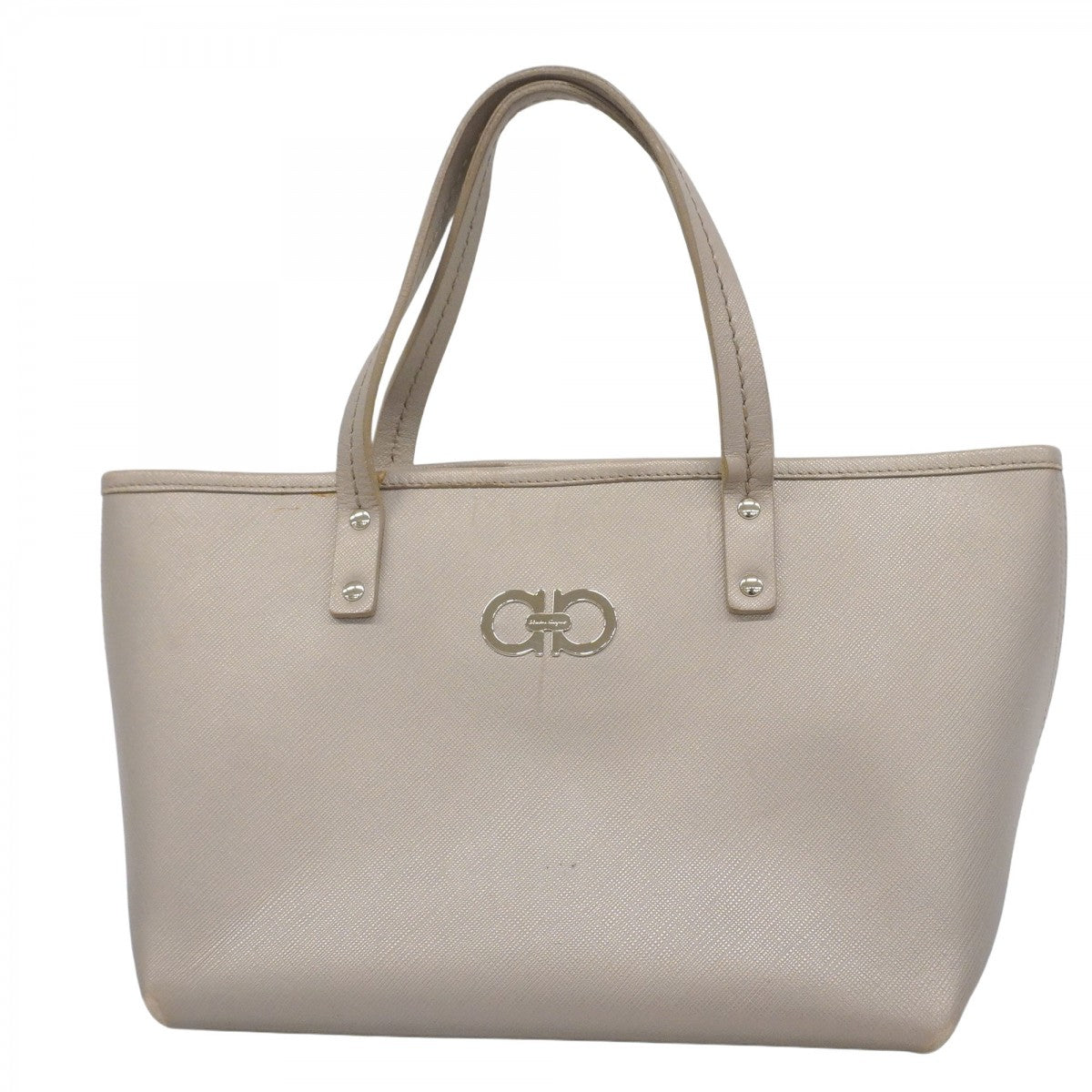 5pc4325-k】サルヴァトーレフェラガモ ハンドバッグ ガンチーニ レザー