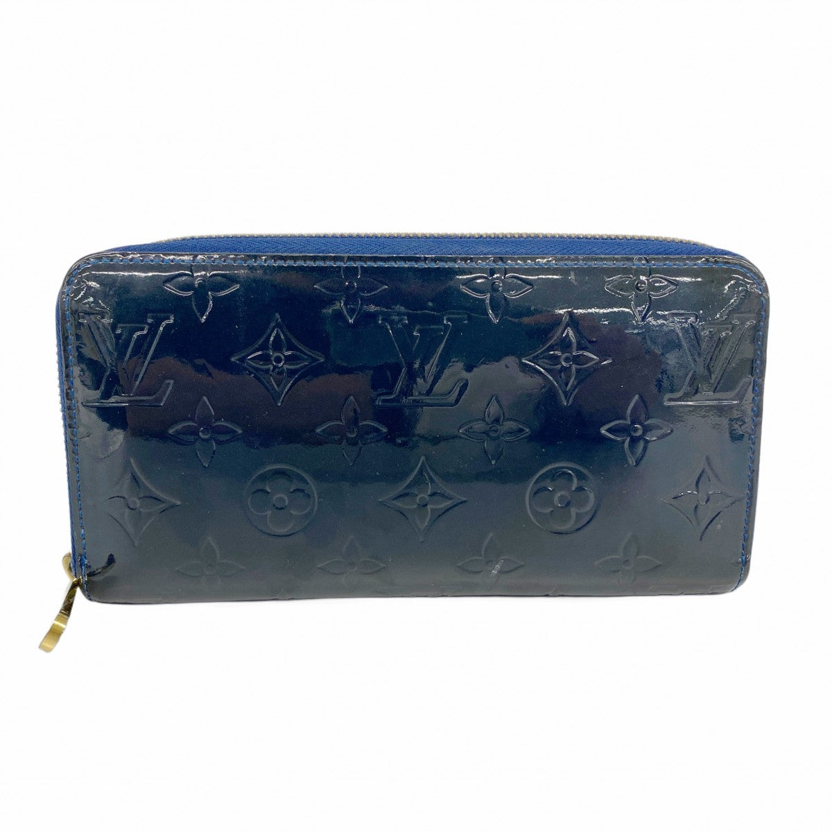 ルイヴィトン グランブルー ヴェルニ ジッピーパース M90048 5pc4488】ルイヴィトン 長財布 ヴェルニ ジッピーウォレット M90047